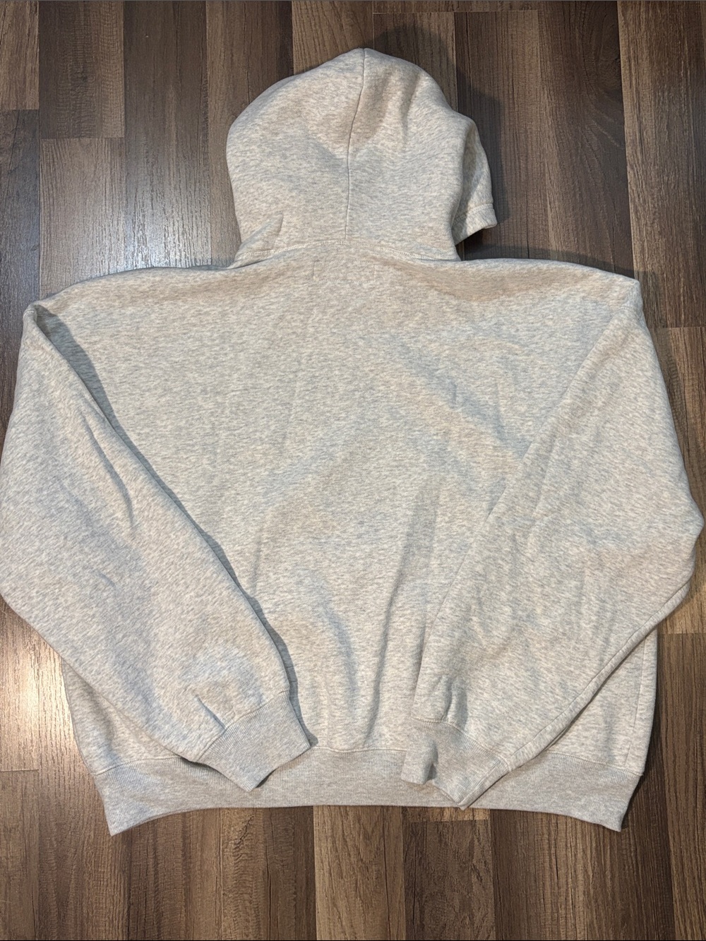 Hollister Light Heather Gray NY Zip-Up Hoodie Boxy Crop Fit - Picture 6 of 6